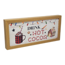 Drink Hot Cocoa Lighted Sign
