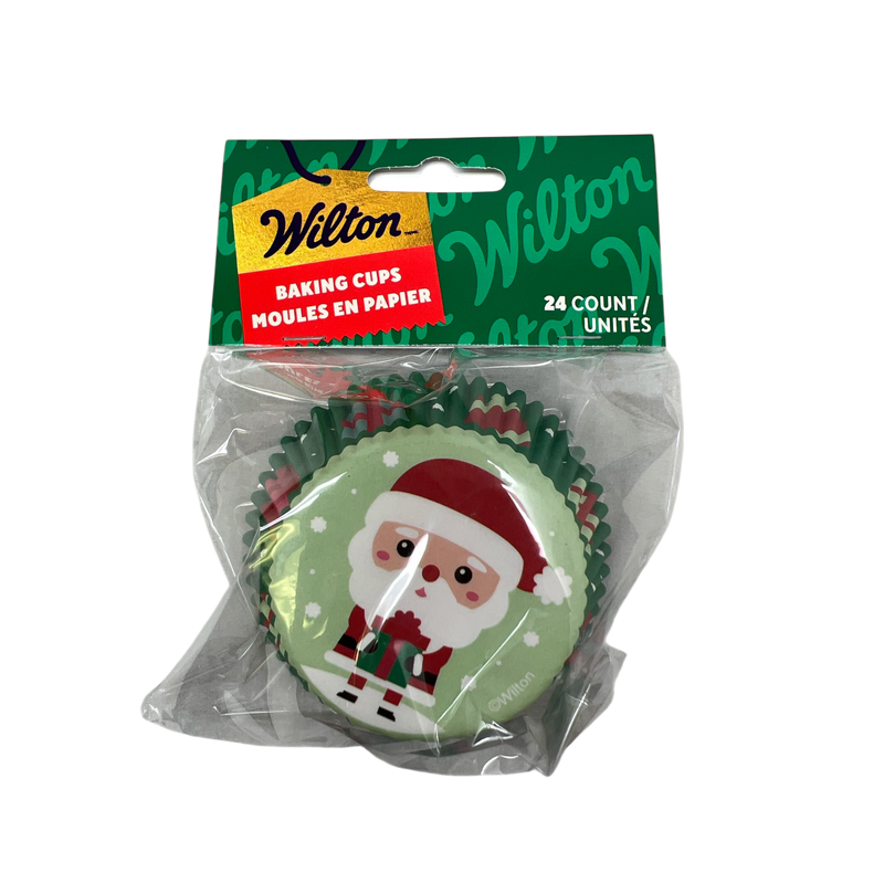 Santa Traditional Standard Baking Cup - 24 Count