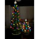 Lighted Ceramic Christmas Tree - 13 inch