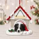 Ceramic Doghouse Ornament - Border Collie - Animals - by E&S Pets - view 2