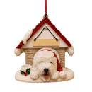 Ceramic Doghouse Ornament - Old English Sheepdog - Animals - by E&S Pets - view 2