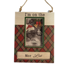 Pet Photo Frame Ornament - I'm on the Nice List