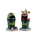 Terrifying Trash Cans - 2 Piece Set