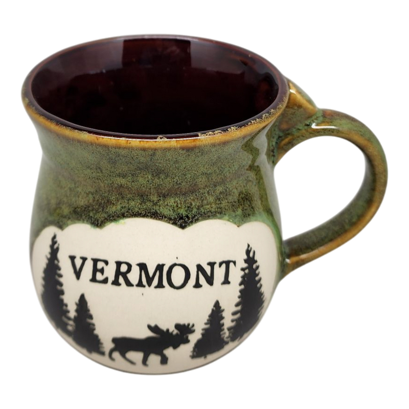 Terra Cotta Style Paunch Coffee Mug