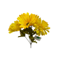 14 inch Yellow Autumn Gerbera Daisy Bouquet - Home & Living >> Artificial Flowers - by Gerson