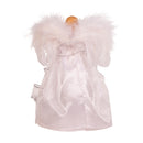 Battery Operated Silver and White Fairy Light LED Angel Treetop