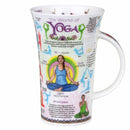 World Of Yoga Body Fine Bone China Mug Glencoe Style