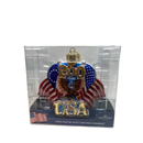 Celebratory 250th Anniversary U.S. Flag Glass Ornament - Christmas >> Ornaments >> Geographic - by Kurt Adler - view 3