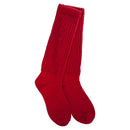 Weekend Slouch Crew - Red - Clothing >> Socks >> Adult - by World's Softest - view 2