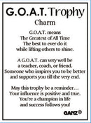 G.O.A.T. Trophy Charm - Gift Shoppe >> Jewelry >> Charms and Worry Stones - by Ganz - view 3