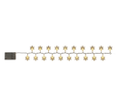 Snowflake LED Light String - 20 Lights