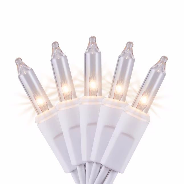 300-Count Constant White Incandescent Icicle Lights