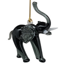 The Egyptian Glass Dark Emerald Elephant Ornament - Christmas >> Ornaments >> Egyptian Glass - by Egyptian Museum