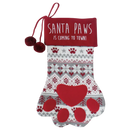 Cat's Paw Stocking - Embroidered - - Christmas >> Stockings - by Season's Design - view 3