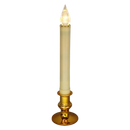 Newport LED Window Candle - Dixie - Brass with Sensor
