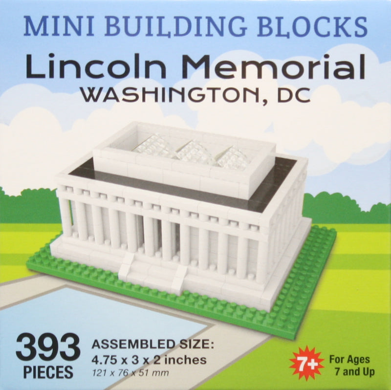 Mini Building Blocks - Lincoln Memorial - The Country Christmas Loft