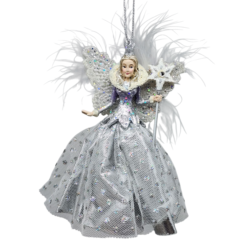 Lavender Snow Queen Ornament -
