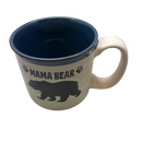 Mama Bear - Drip Glaze Mug - Ocean Blue