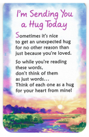 Wallet Card - I'm Sending You a Hug Today