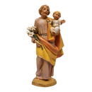 St Joseph with Child Nativity Figurine - 5 Inch Scale