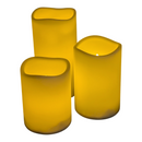 Oversized Flameless LED Candle Trio – Battery‑Operated - Home & Living >> Candles >> Battery Operated - by Gerson - view 2