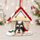 Ceramic Doghouse Ornament - Schnauzer - Animals - by E&S Pets - view 2