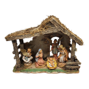 Figure Set With Stable - Fontanini - 5" Scale