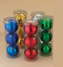Two-Tone Shatterproof 3 pack Ornaments – 140mm - - Christmas >> Ornaments >> Shatterproof - by Kurt Adler