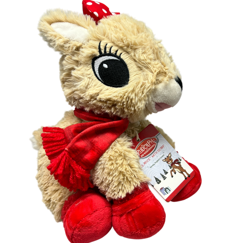 Clarice With Scarf  From Rudolph The Red Nose Reindeer Warmies