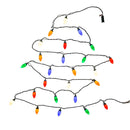 25-Light Multi-Colored LED C9 Bulb Light Set