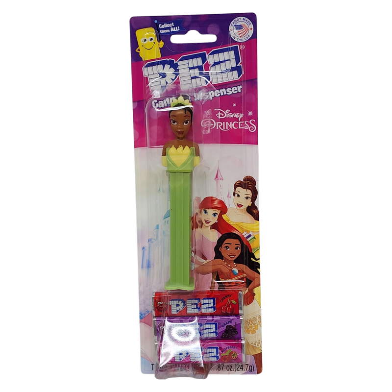 Pez 'Disney Princess' Dispenser with 3 Candy rolls - Tiana