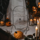 Metal Spiderweb 2-Tier Serving tray - 20 Inches tall