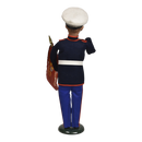 Marine Man with Flag - Caroler