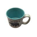 Papa Bear - Drip Glaze Mug - Aqua