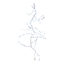 6 Foot Pre-Lit LED Twinkle Silver Branch Garland