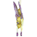 Purple Winged / Gold Mane Unicorn Ornament