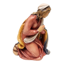 Holy Family - Hand Carved in Wood - 10cm (4 inch)