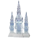 Lighted Three Tower Church Waterglobe