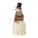 Snowman and Hanging Sign Figurine