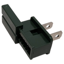Male Plug for 18 AWG SPT-1/SPT-2 Cord (Dark Green)