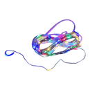 50-Light Battery-Operated Multicolored LED Green Wire Fairy Lights