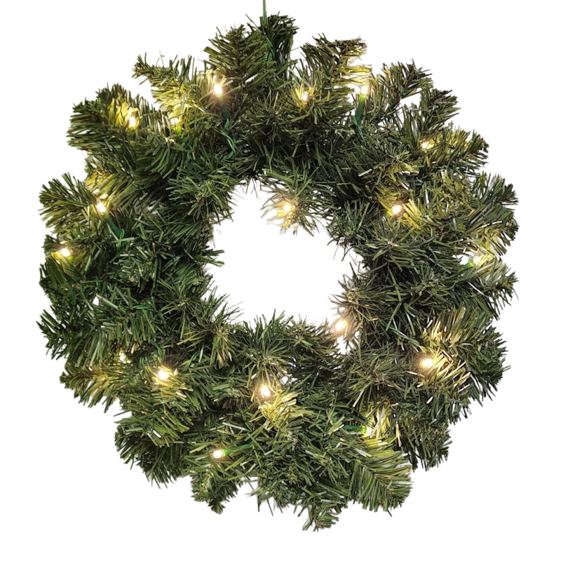 Imperial Wreath - 14 Inch - LED Lighted