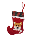 Doggie Mini Stocking Ornament - Corgi