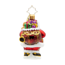 Christopher Radko Little Gem Glass Ornament - A Claus to Celebrate