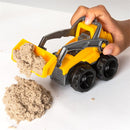 Kinetic Sand Digs and Demolish Truck