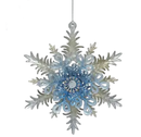 Silver Filigree Snowflake Ornament - Christmas >> Ornaments >> Snowflakes - by Kurt Adler