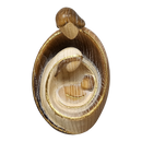 Modern Style Holy Family Carved Nativity - Ash Wood - 4.5 Inch
