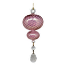 Dusty Rose Swirled Finial Ornament