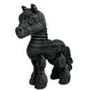 Clyde the Clydesdale  - Black and White Color