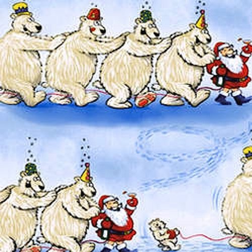 Christmas Design Toilet Paper Roll - Polar Bears - The Country Christmas Loft